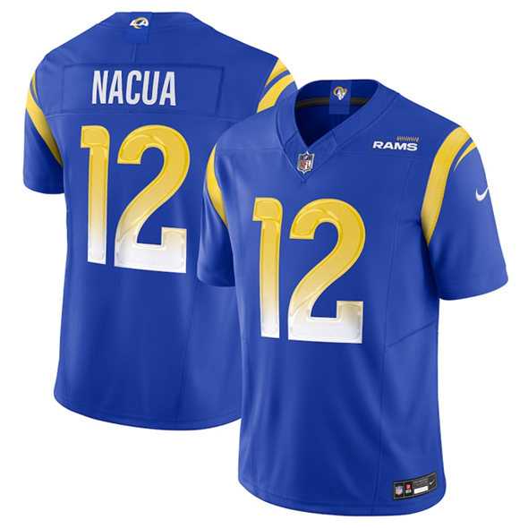 Men & Women & Youth Los Angeles Rams #12 Puka Nacua Blue 2024 F.U.S.E. Vapor Untouchable Limited Stitched Jersey->los angeles rams->NFL Jersey
